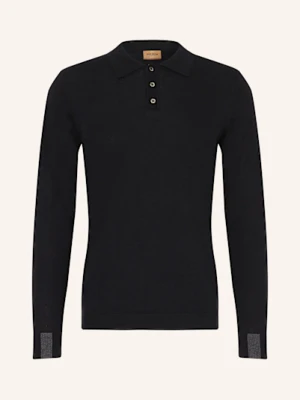 Mos Mosh Gallery Koszulka Polo Z Dzianiny Mmgadam schwarz