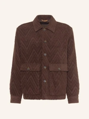 Mos Mosh Gallery Kurtka Żakardowa Mmgluis Clair braun