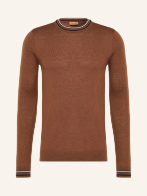 Mos Mosh Gallery Sweter Mmgadam braun brązowy