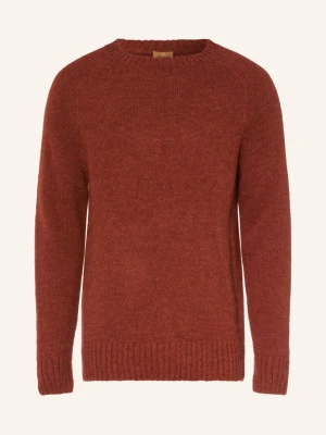 Mos Mosh Gallery Sweter Mmgcarlos Z Alpaki rot CZERWONY
