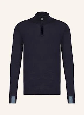 Mos Mosh Gallery Sweter Typu Troyer Mmgadam blau