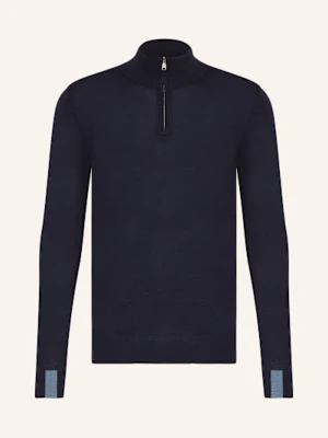 Mos Mosh Gallery Sweter Typu Troyer Mmgadam blau