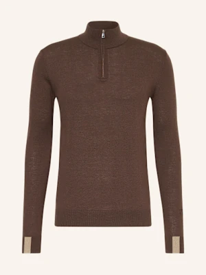 Mos Mosh Gallery Sweter Typu Troyer Mmgadam braun