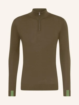 Mos Mosh Gallery Sweter Typu Troyer Mmgadam gruen