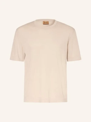 Mos Mosh Gallery Sweter Z Dzianiny Mmgcrowe Z Lnem braun