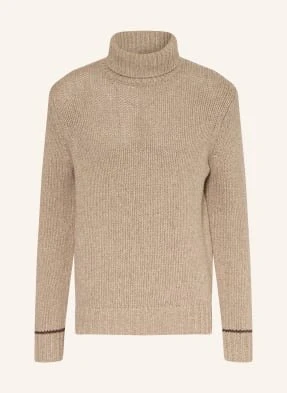 Mos Mosh Gallery Sweter Z Golfem Mmggiorgio beige