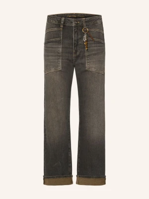 Mos Mosh Jeansy Boyfriend Mmrachel Z Ozdobnymi Koralikami grau 850 GREY
