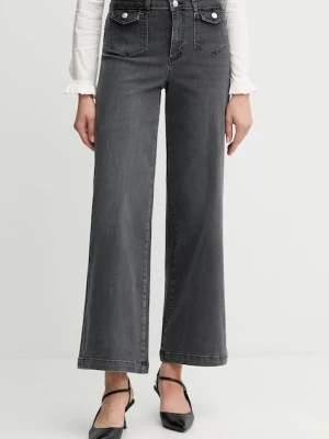Mos Mosh jeansy COLETTE damskie kolor szary 172460