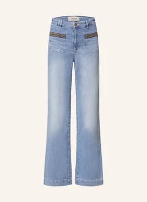 Mos Mosh Jeansy Flare Mmcolette blau