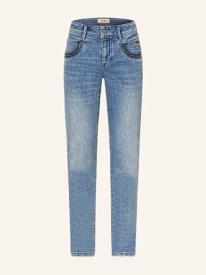 Mos Mosh Jeansy Straight Leg Mmnaomi Nolla blau