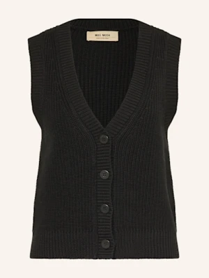 Mos Mosh Kamizelka Z Dzianiny Mmkirby schwarz