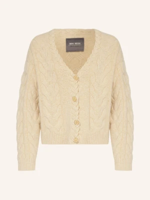 Mos Mosh Kardigan Mmottili Z Dodatkiem Alpaki weiss