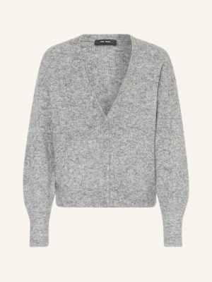 Mos Mosh Kardigan Thora Z Dodatkiem Alpaki grau
