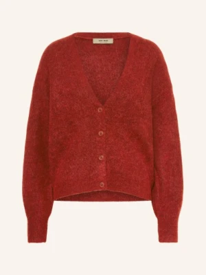 Mos Mosh Kardigan Thora Z Dodatkiem Alpaki rot