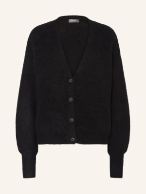 Mos Mosh Kardigan Thora Z Dodatkiem Alpaki schwarz