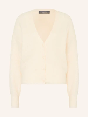 Mos Mosh Kardigan Thora Z Dodatkiem Alpaki weiss