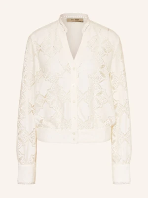 Mos Mosh Koszula Monia Z Dziurkowanej Koronki weiss