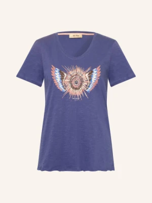 Mos Mosh Koszulka Mmromi Z Kamieniami Ozdobnymi blau