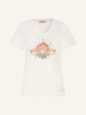 Mos Mosh Koszulka Mmtonia Z Ozdobnymi Koralikami I Cekinami weiss