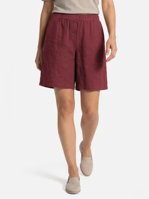 MOS MOSH Lniane bermudy - MMEmmie Kobiety len (100%) czerwony,