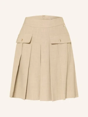 Mos Mosh Spódnica Plisowana Mmruni beige