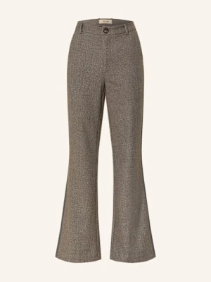 Mos Mosh Spodnie Mmrhys Z Lampasami grau