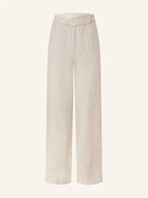 Mos Mosh Spodnie Z Lnu Mmemmi grau