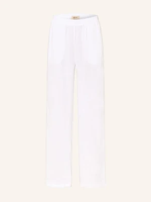 Mos Mosh Spodnie Z Lnu Mmemmi weiss