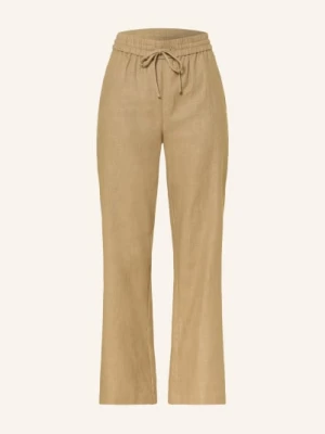 Mos Mosh Spodnie Z Marszczeniami Lie gruen