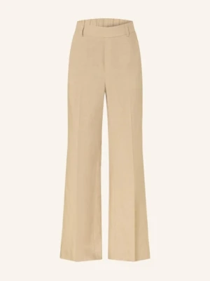 Mos Mosh Spodnie Z Materiału Typu Marle Mmbaia Alexis beige