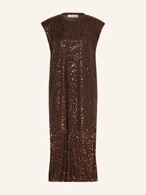 Mos Mosh Sukienka Mmaran Z Cekinami braun