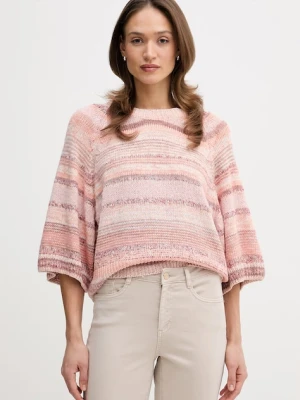 Mos Mosh sweter damski z dodatkiem wełny Edele