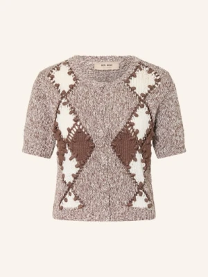 Mos Mosh Sweter Mmelio Z Lnem braun