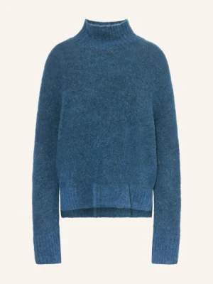 Mos Mosh Sweter Mmerim Thora Z Dodatkiem Alpaki blau