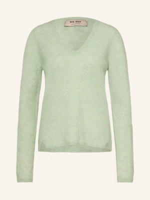 Mos Mosh Sweter Mmmape Sophia gruen JASNOZIELONY