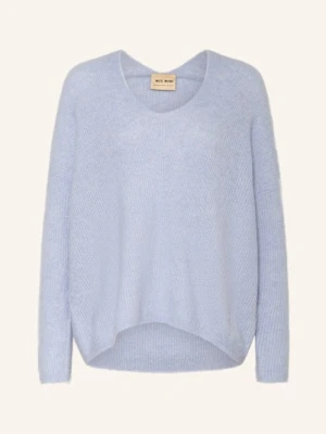 Mos Mosh Sweter Thora Z Dodatkiem Alpaki blau