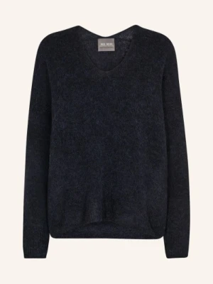 Mos Mosh Sweter Thora Z Dodatkiem Alpaki blau