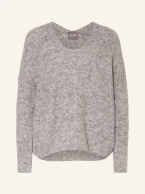 Mos Mosh Sweter Thora Z Dodatkiem Alpaki grau