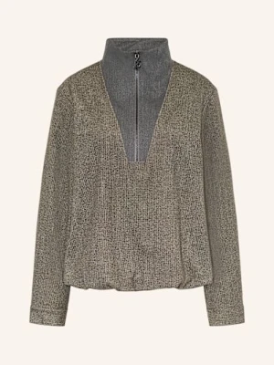 Mos Mosh Sweter Typu Troyer Mmsoleia grau