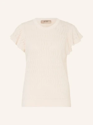 Mos Mosh Sweter Z Dzianiny Mmganna weiss