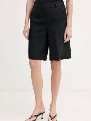 Mos Mosh szorty damskie z dodatkiem lnu Alexis