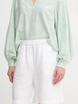 Mos Mosh szorty damskie lniane