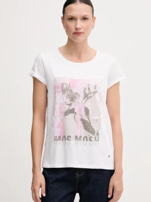 Zdjęcie produktu Mos Mosh t-shirt bawełniany damski kolor biały 168410
