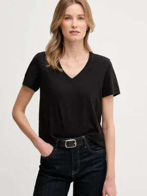 Mos Mosh t-shirt bawełniany damski kolor czarny 168510
