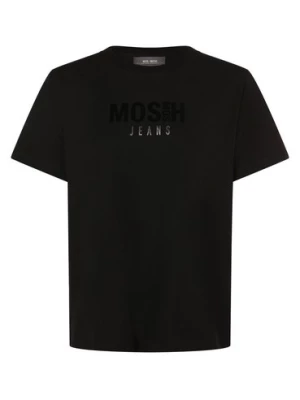 MOS MOSH T-shirt damski Kobiety Bawełna czarny nadruk,
