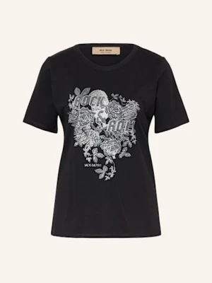 Mos Mosh T-Shirt Mmfango Z Ozdobnymi Kamykami schwarz