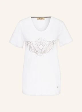 Mos Mosh T-Shirt Mmgethi Z Ozdobnymi Kamykami weiss