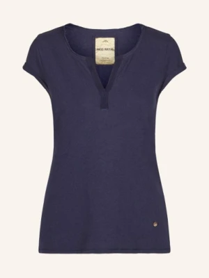 Mos Mosh T-Shirt Troy Z Lnu blau