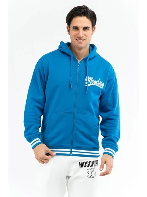 Moschino Bluza w kolorze niebieskim rozmiar: 48