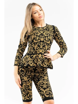 Moschino Bluzka w kolorze żółto-czarnym rozmiar: 44